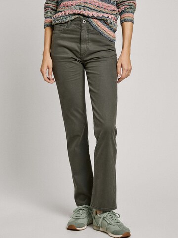 Pepe Jeans Slim fit Trousers 'Tessa' in Green: front