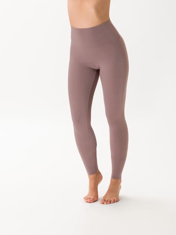 Les Lunes Skinny Leggings 'Luna' in Beige: voorkant