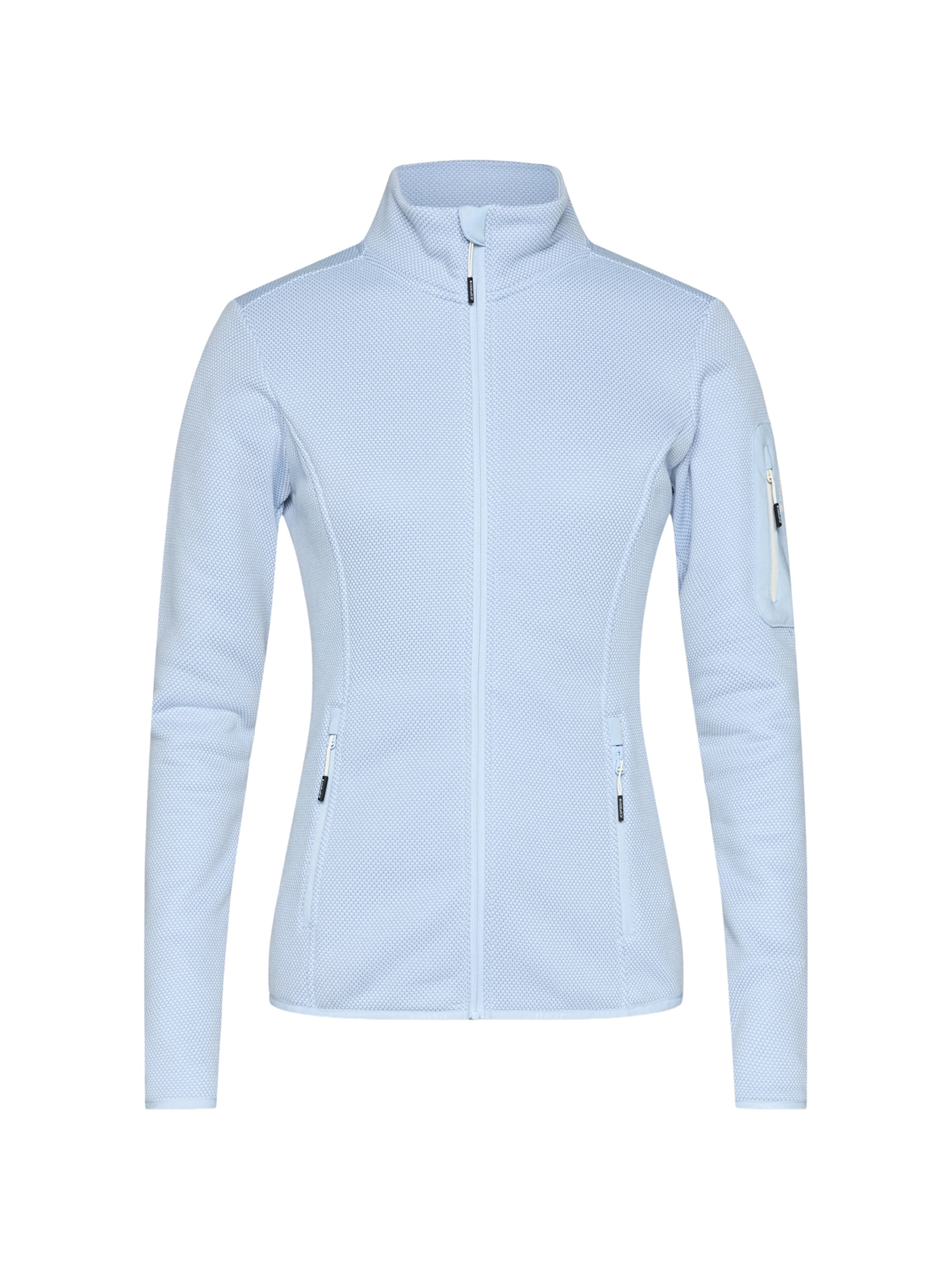 ICEPEAK Funktionsfleecejacke 'BOWERSVILLE' in Blau: Vorderseite