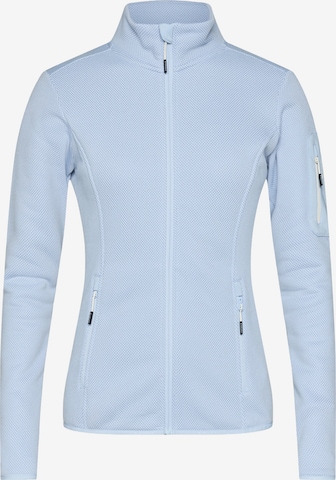 mėlyna ICEPEAK Funkcinis flisinis džemperis 'BOWERSVILLE': priekis