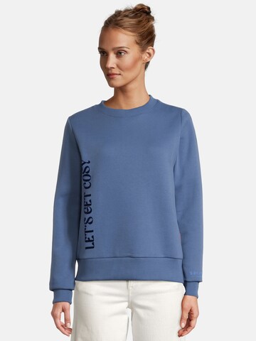 salzhaut Sweatshirt 'Schaopswulle' in Blauw: voorkant