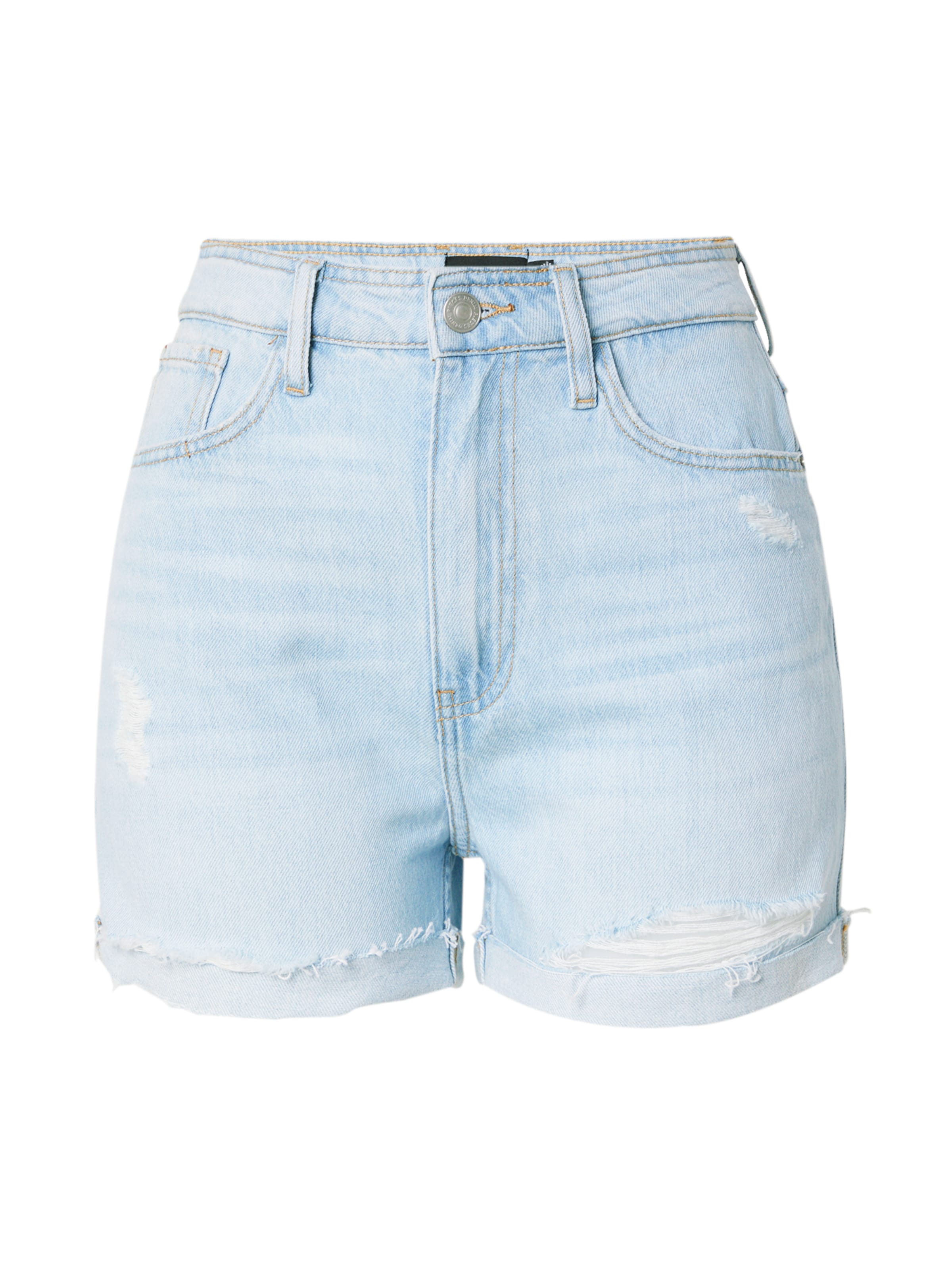 PIECES Regular Jeans 'PCAMER' in Blauw: voorkant