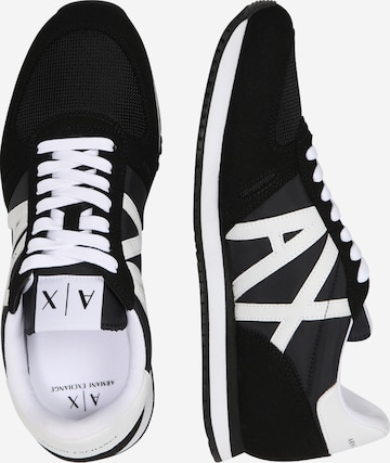 ARMANI EXCHANGE Platform trainers in Black