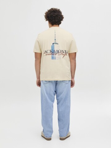 Jack & Jones Plus Shirt 'JORBoston' in White: front