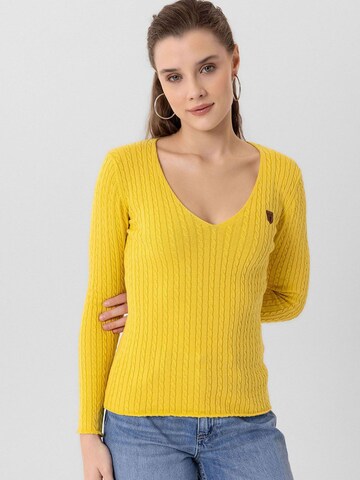 Jacey Quinn Sweater 'Paulina' in Yellow: front