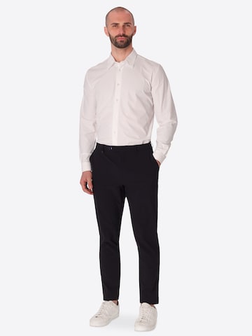 Distretto12 Regular Chino 'CARRUBO' in Zwart