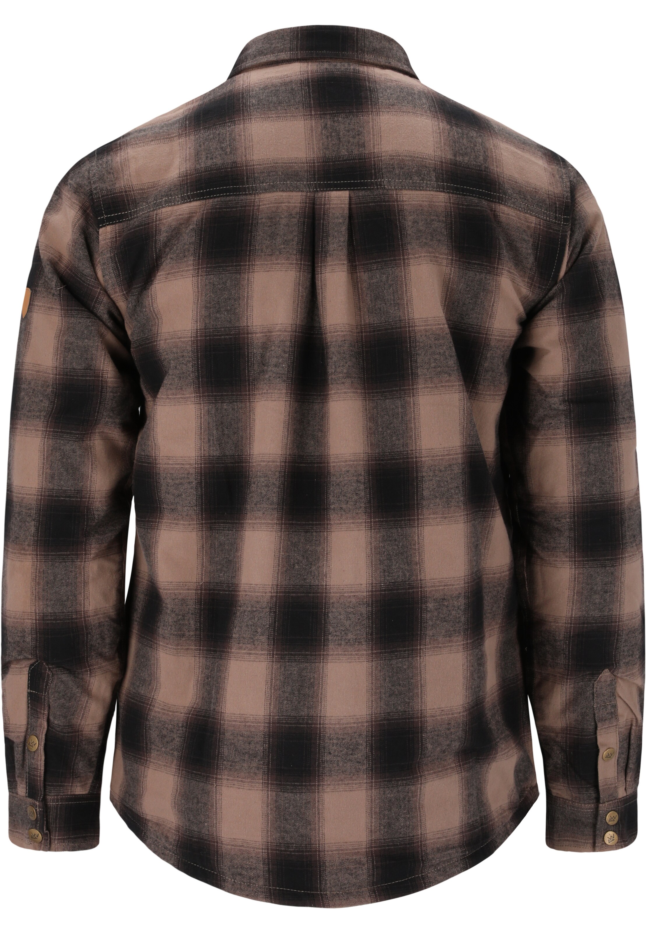 Whistler Regular Fit Funktionshemd 'Quilted' in Braun