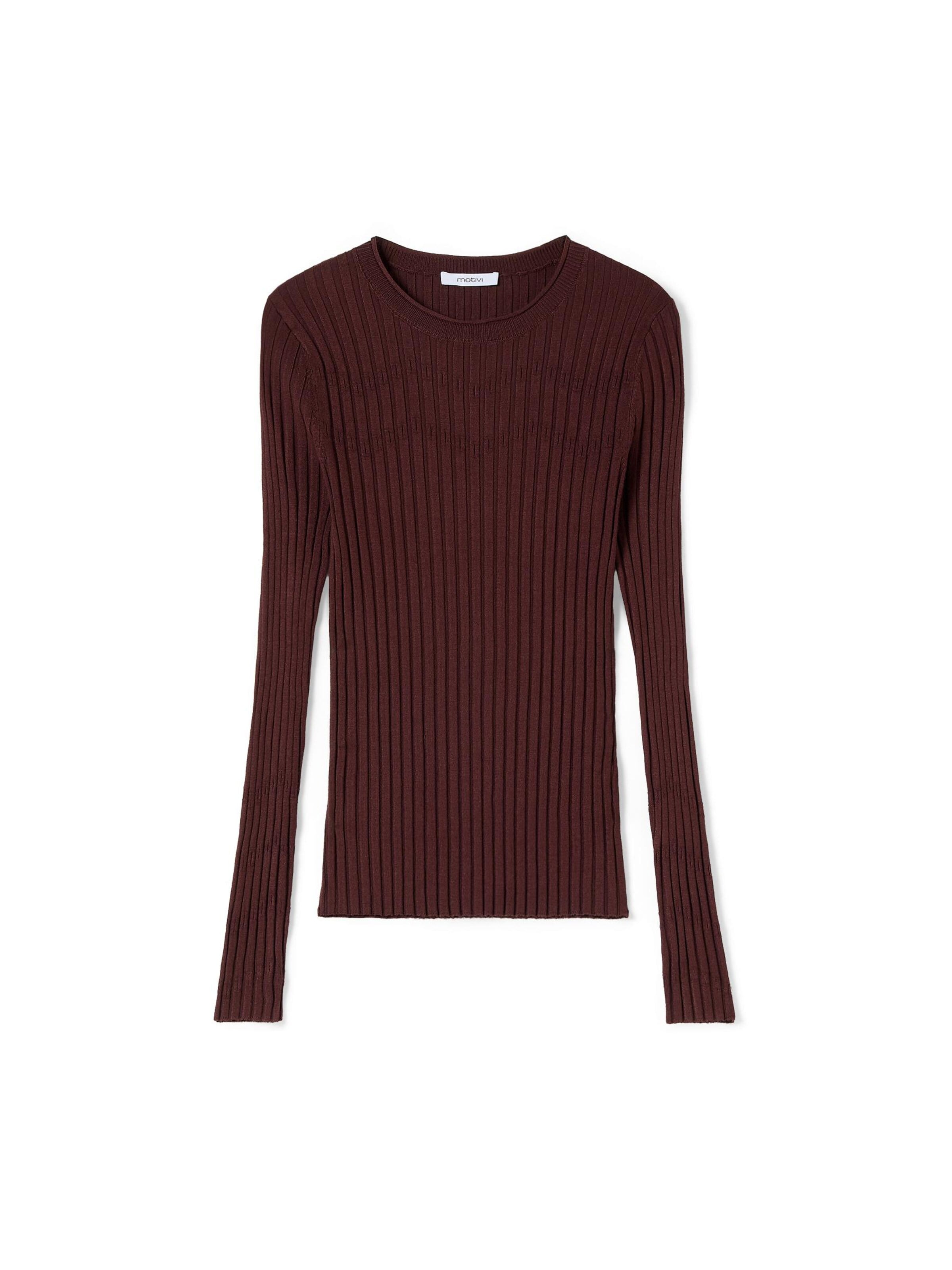 Pullover di MOTIVI in marrone: frontale