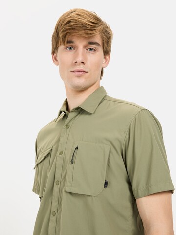 CAMEL ACTIVE Regular Fit Kurzarmhemd mit Cooling Effekt in Grün