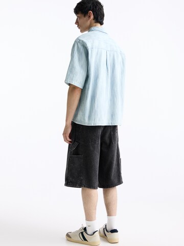 Loosefit Jean Pull&Bear en noir
