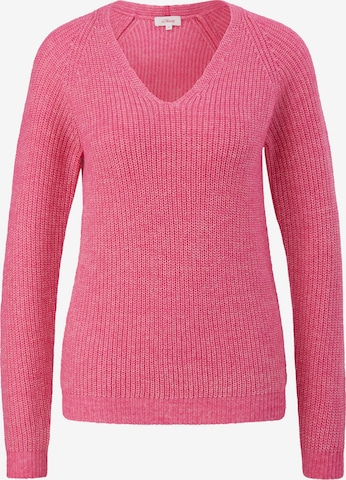 s.Oliver Sweater in Pink: front