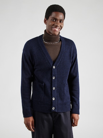 Lindbergh Knit cardigan in Blue: front