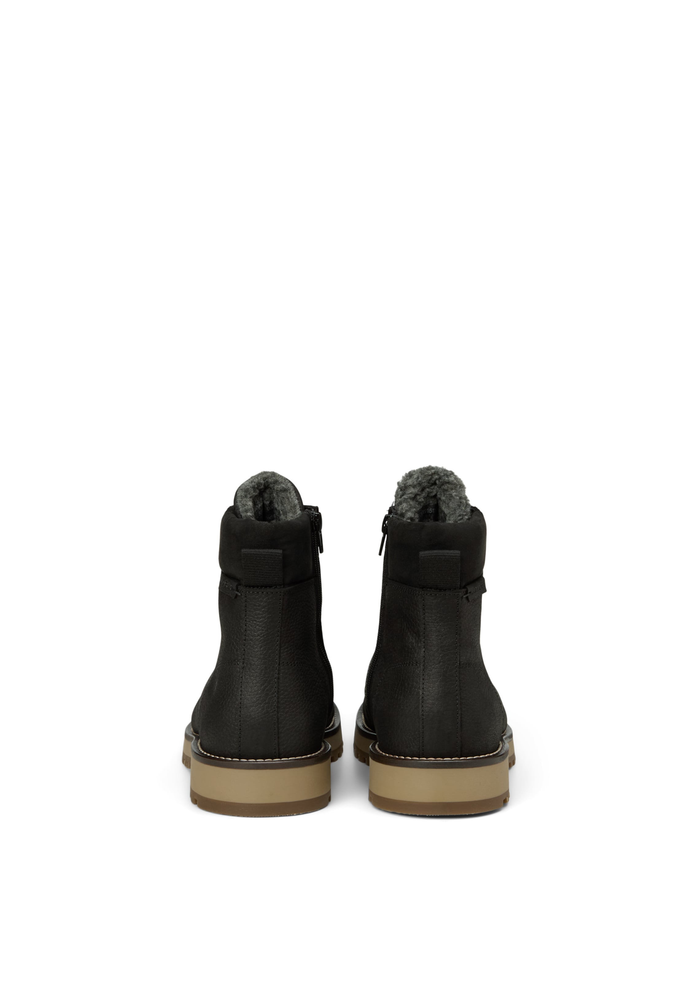 Marc O'Polo Schnürboots 'Jack' in Schwarz: Rückseite
