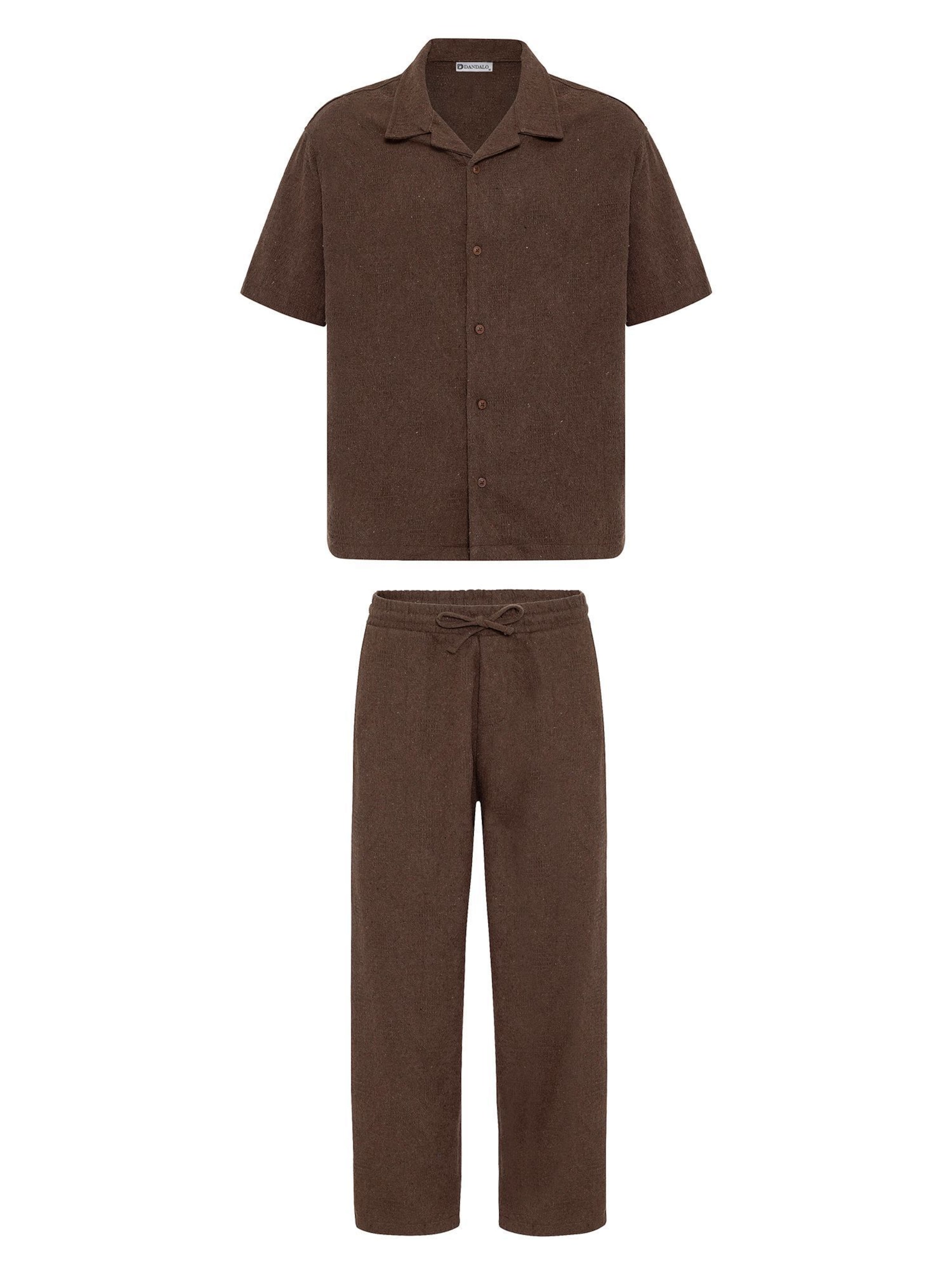 Dandalo Set in Braun: Vorderseite