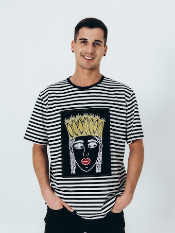 Maglietta di RADADA in nero: frontale