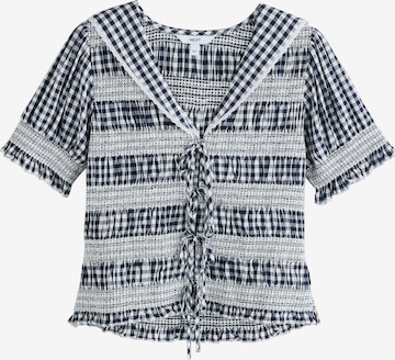 Chemisier Next en bleu : devant