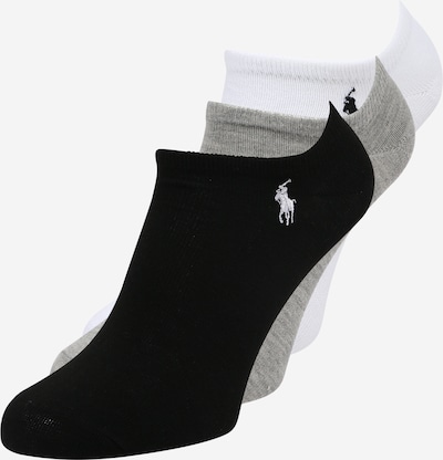 Polo Ralph Lauren Sockor i gråmelerad / svart / vit, Produktvy