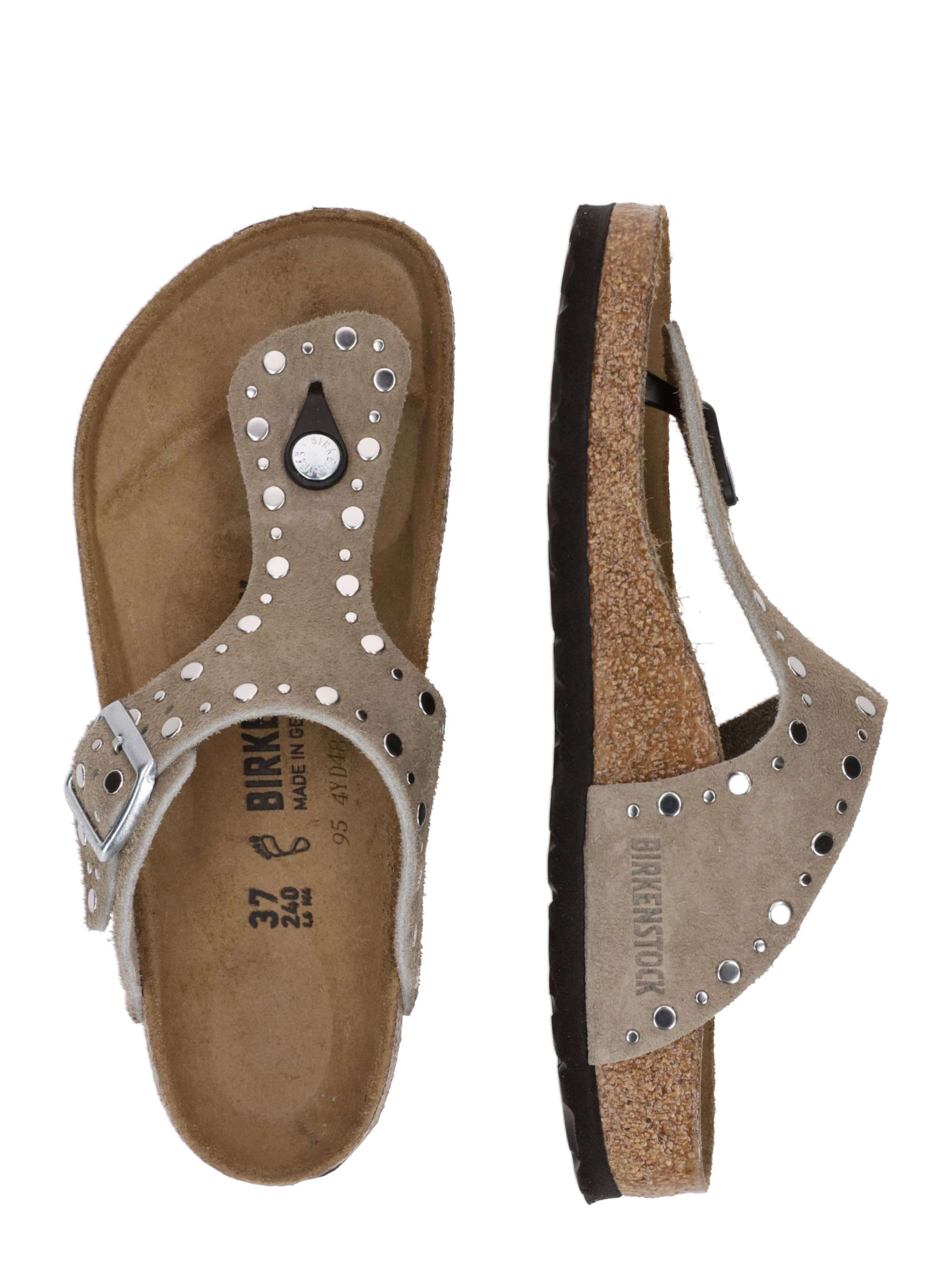 Séparateur d'orteils 'Gizeh Rivet' BIRKENSTOCK en gris