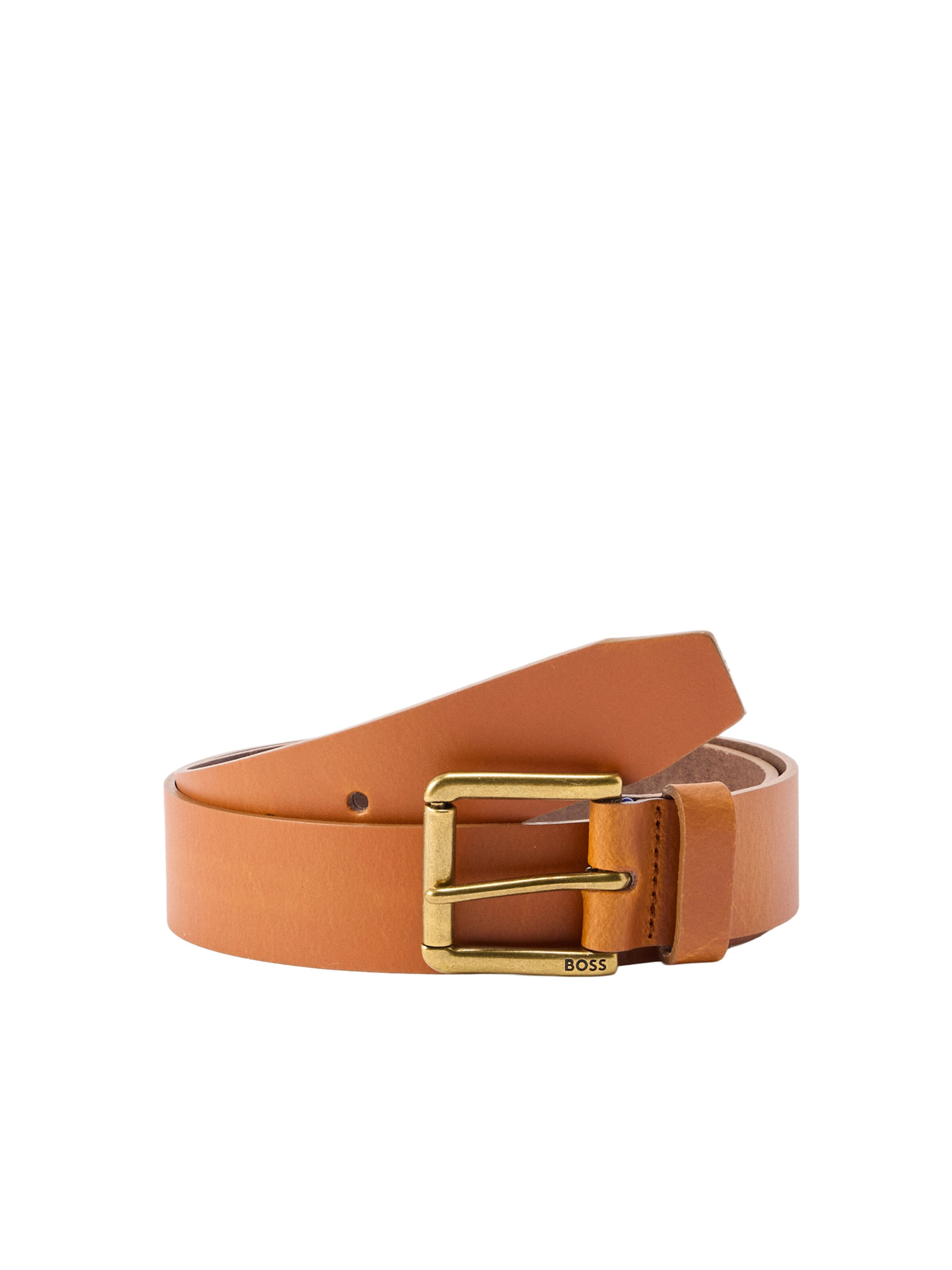 BOSS Ceinture 'Joris' en cognac, Vue avec produit
