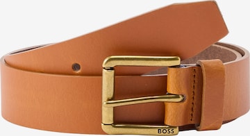 Ceinture 'Joris' BOSS en marron : devant