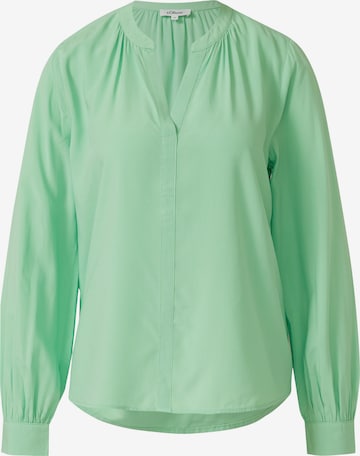 Chemisier s.Oliver en vert : devant