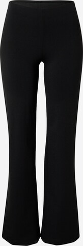 Flared Pantaloni 'Serena' di WEEKDAY in nero: frontale