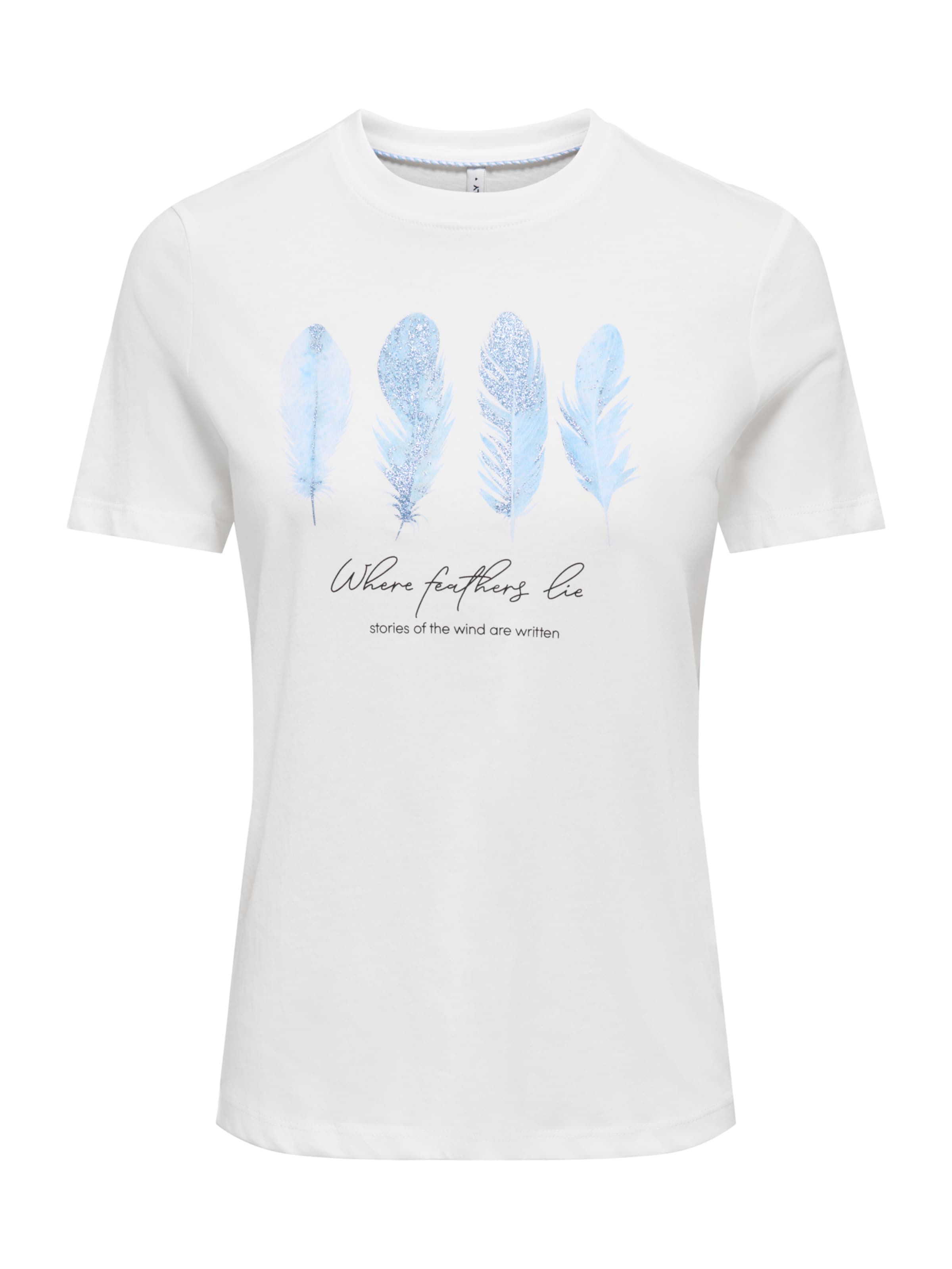 ONLY Shirt 'ONLDREAMER' in Wit: voorkant