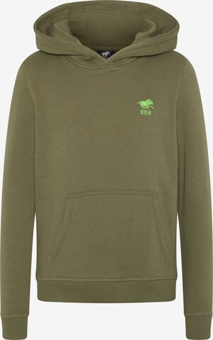 Polo Sylt Sweatshirt in Green: front