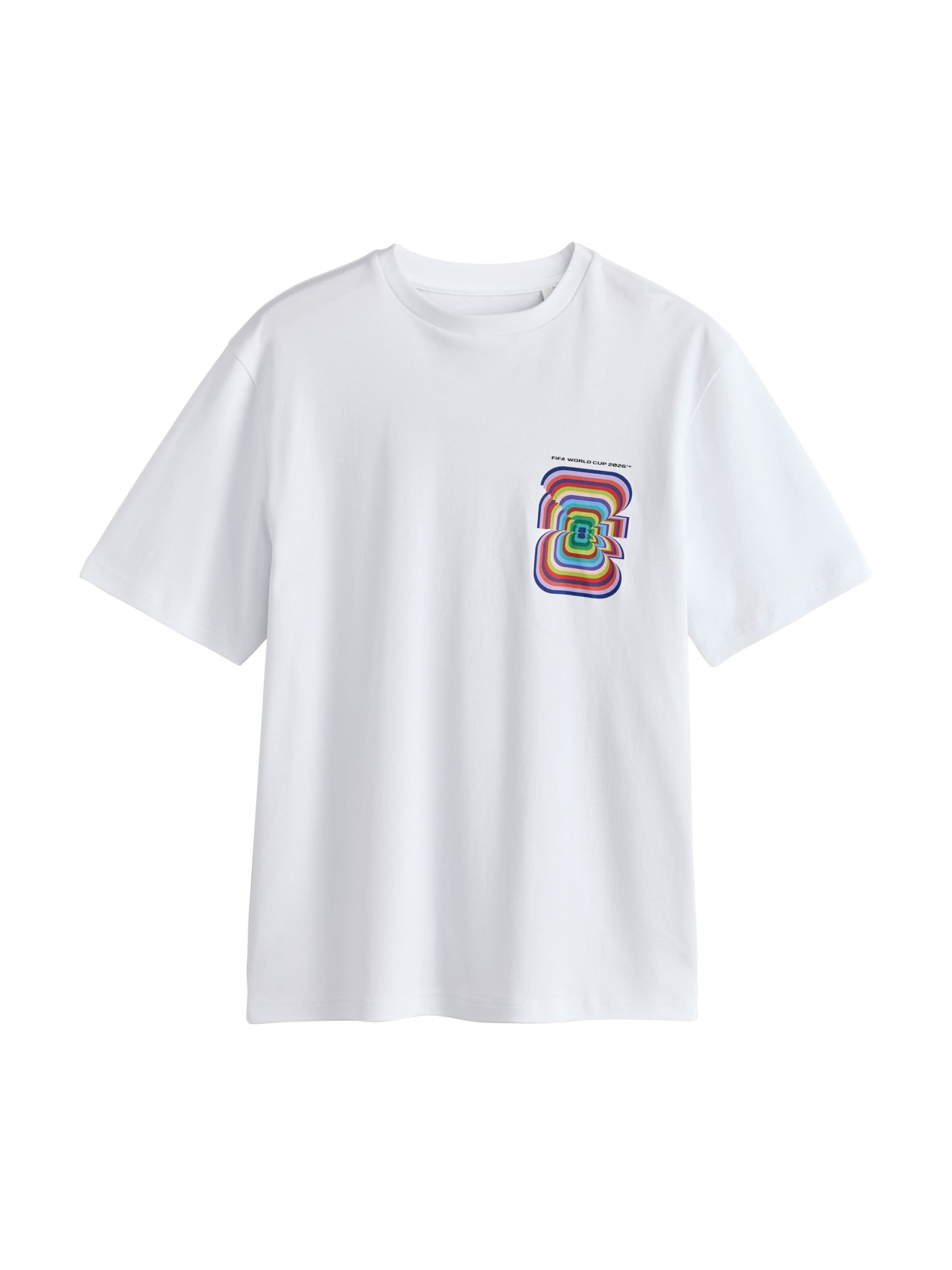 T-Shirt 'Football World Cup' Next en blanc : devant