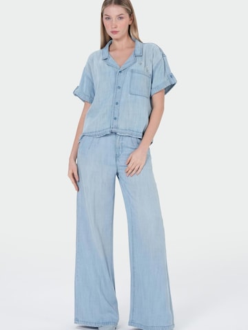 M.O.D MIRACLE OF DENIM - Blusa en azul: frente