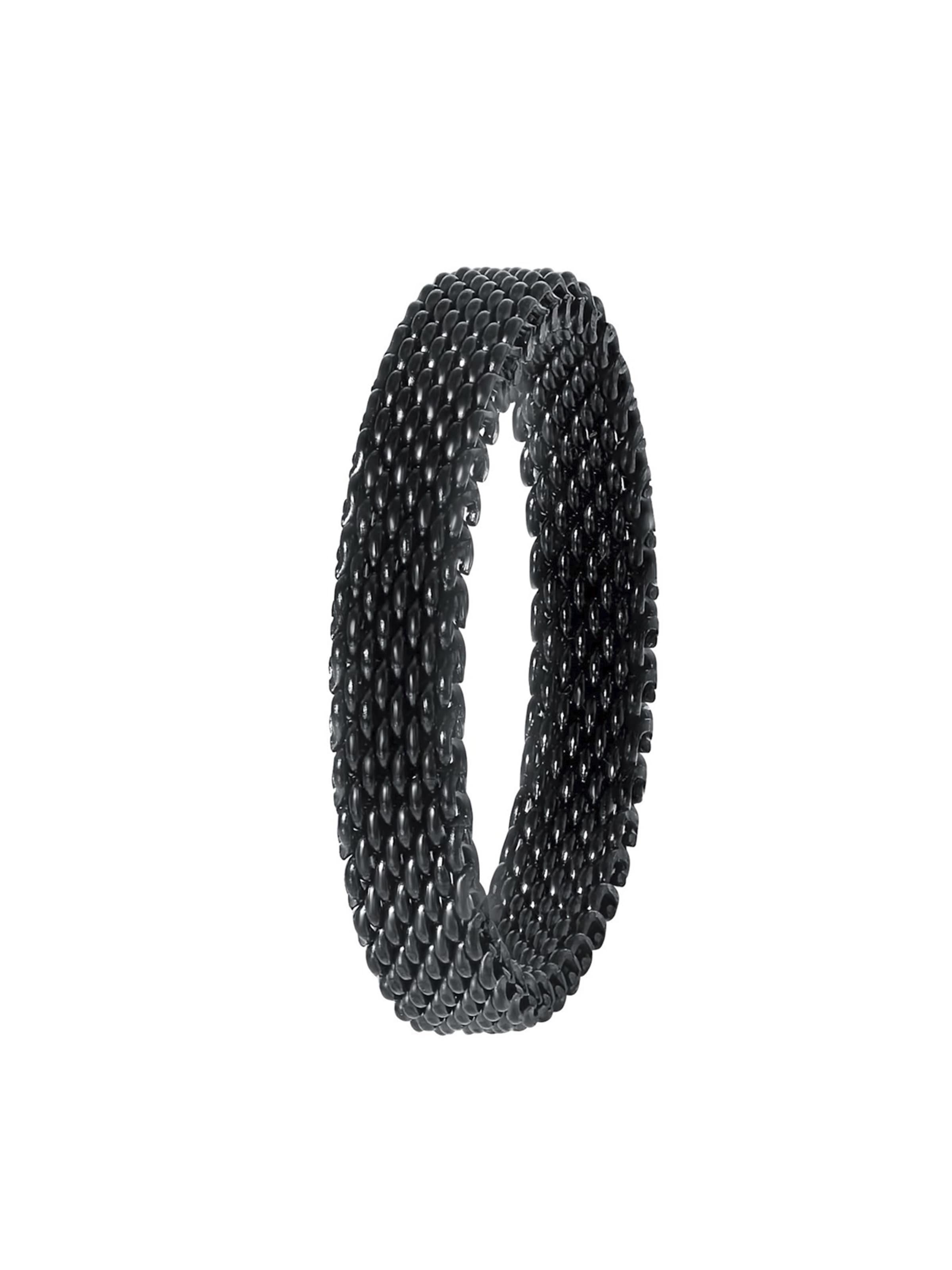 Lucardi Ring in Zwart: voorkant