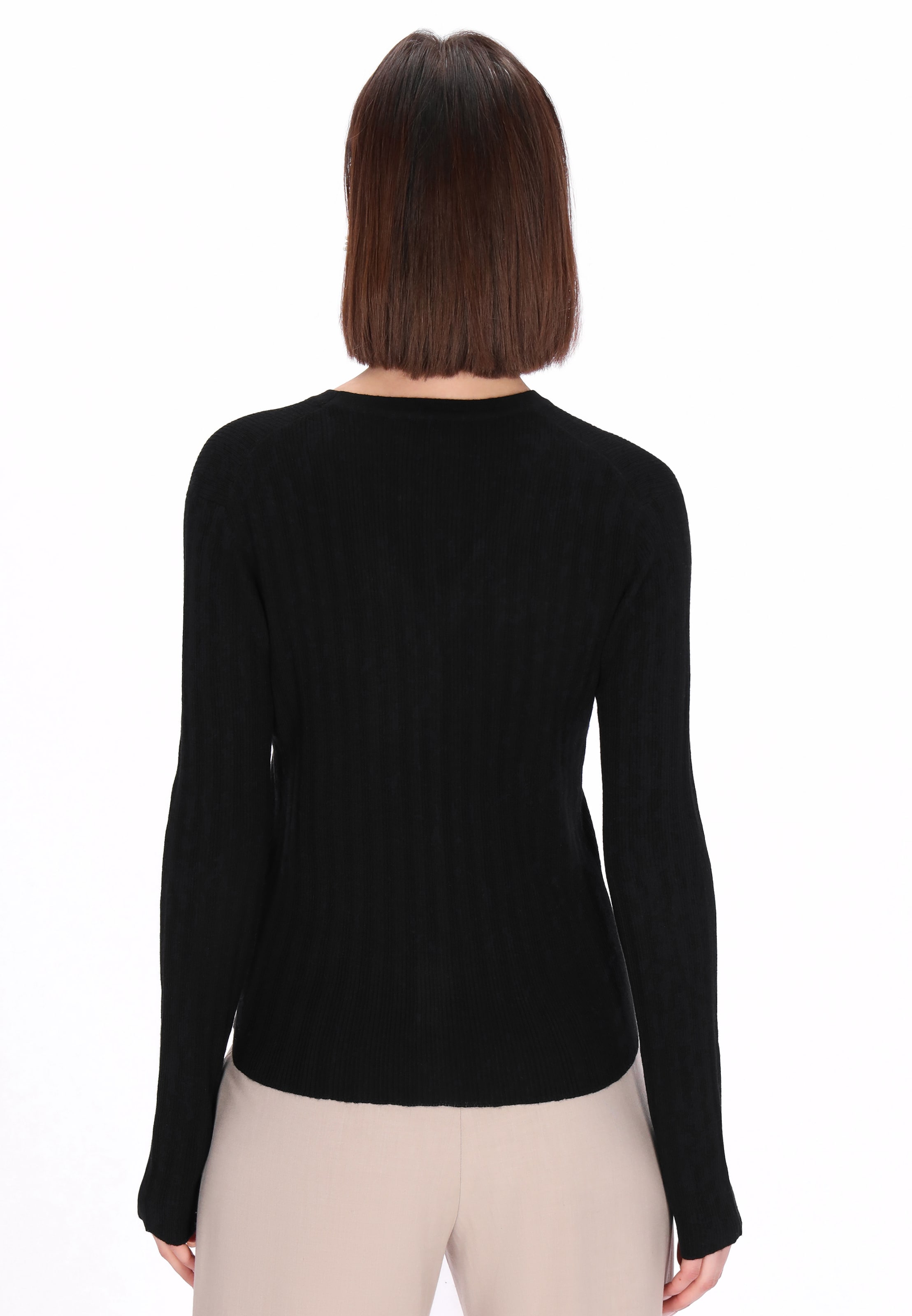 Usha Knit Cardigan in Black