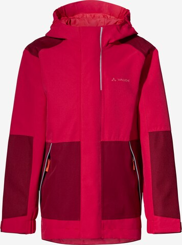 VAUDE Outdoorjas 'Caprea' in Rood: voorkant