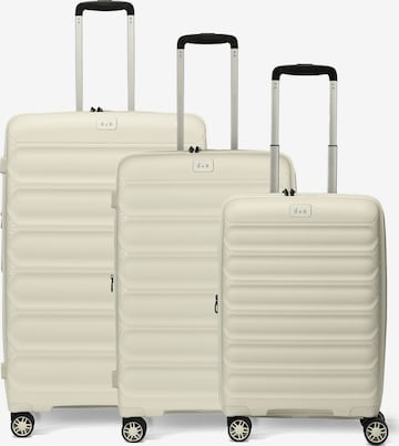 Ensemble de bagages 'Travel Line 4700' D&N en blanc : devant