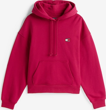 Tommy Jeans Sweatshirt in Roze: voorkant