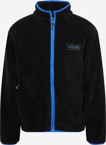 Nicce Fleece Jacket 'FERNDALE' in Black: front