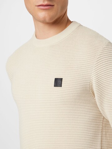 Pullover 'Valencia' di !Solid in bianco