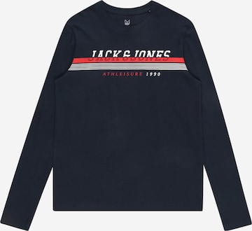 Jack & Jones Junior Tričko – modrá: přední strana