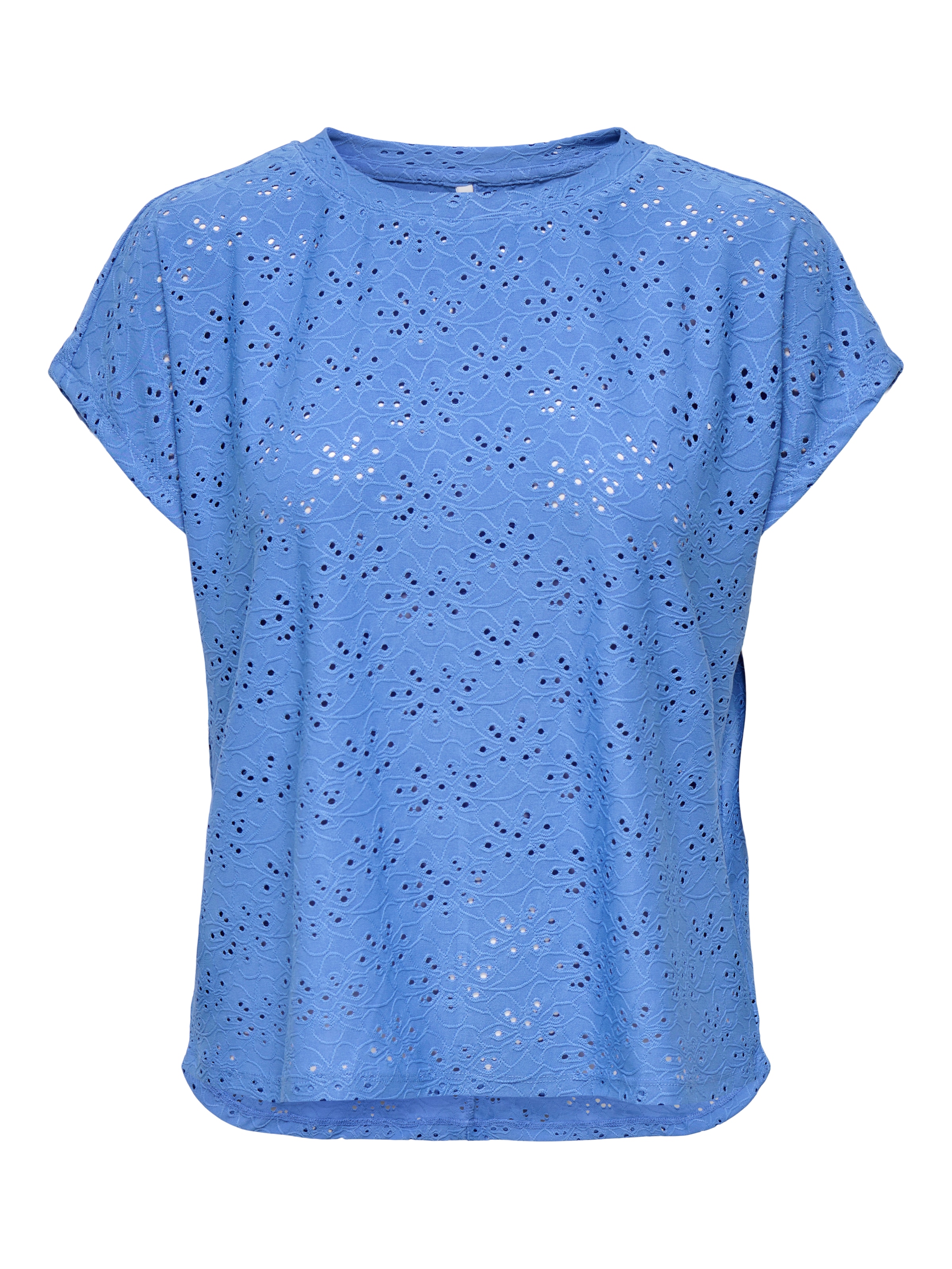 Tricou 'ONLSMILLA' de la ONLY pe albastru: față