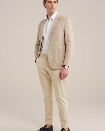 WE Fashion Slim fit Blazer in Beige