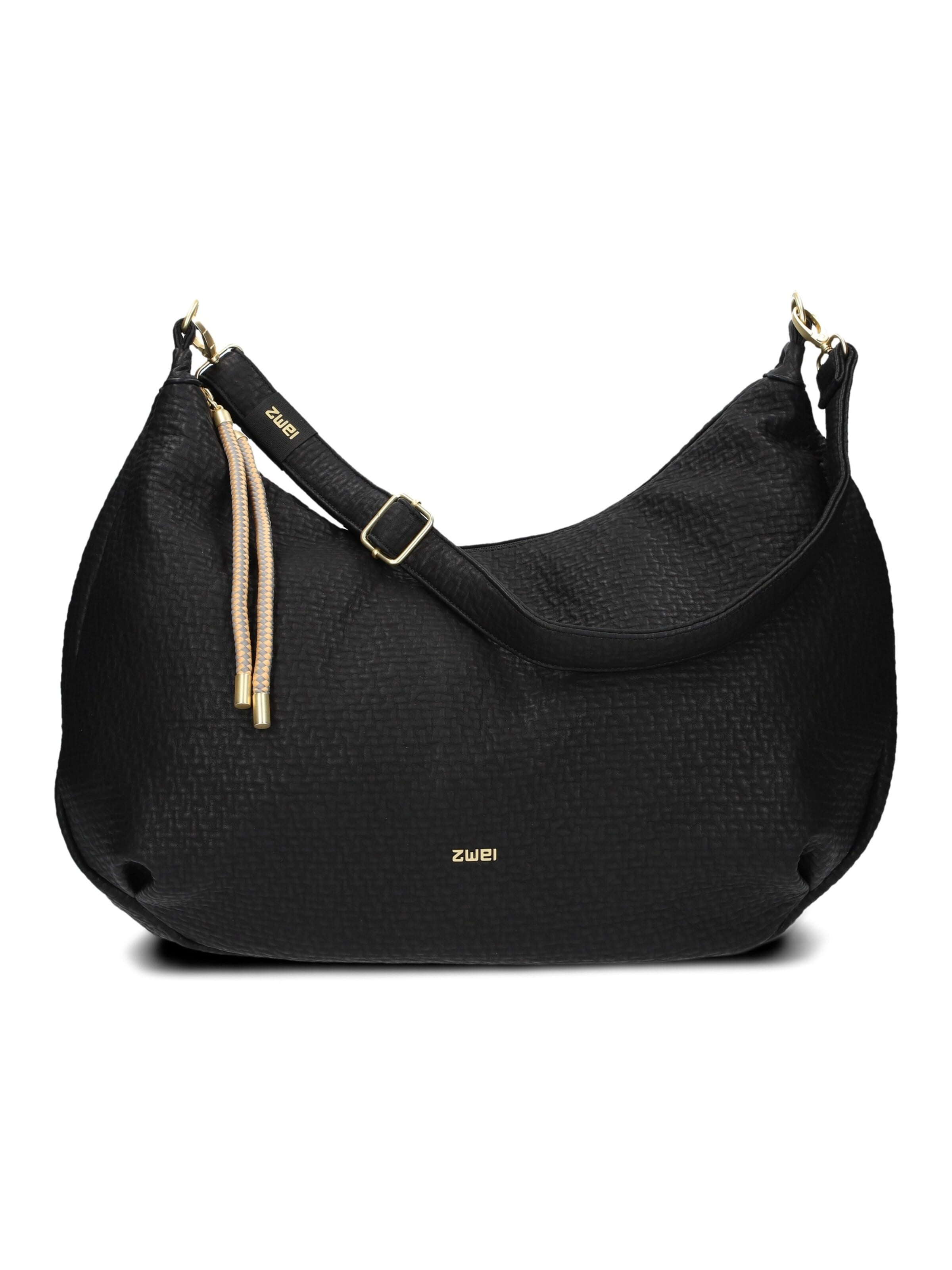 ZWEI Shoulder Bag 'LOLA' in Black: front
