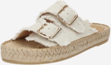 espadrij l´originale Pantolette 'CLAQUETTE' in Beige: predná strana