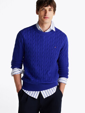TOMMY HILFIGER Pullover in Blau