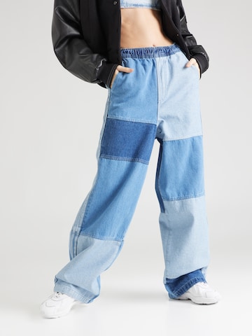 Wide leg Jeans 'KSENIA SCHNAIDER' di ADIDAS ORIGINALS in blu: frontale