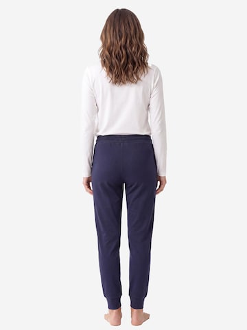 SCHIESSER Pajama 'Mix & Relax' in Blue