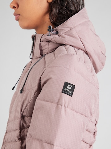 KILLTEC Outdoorjacke in Lila