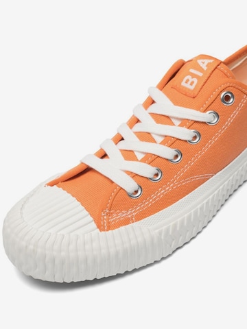 Bianco Sneaker low i orange