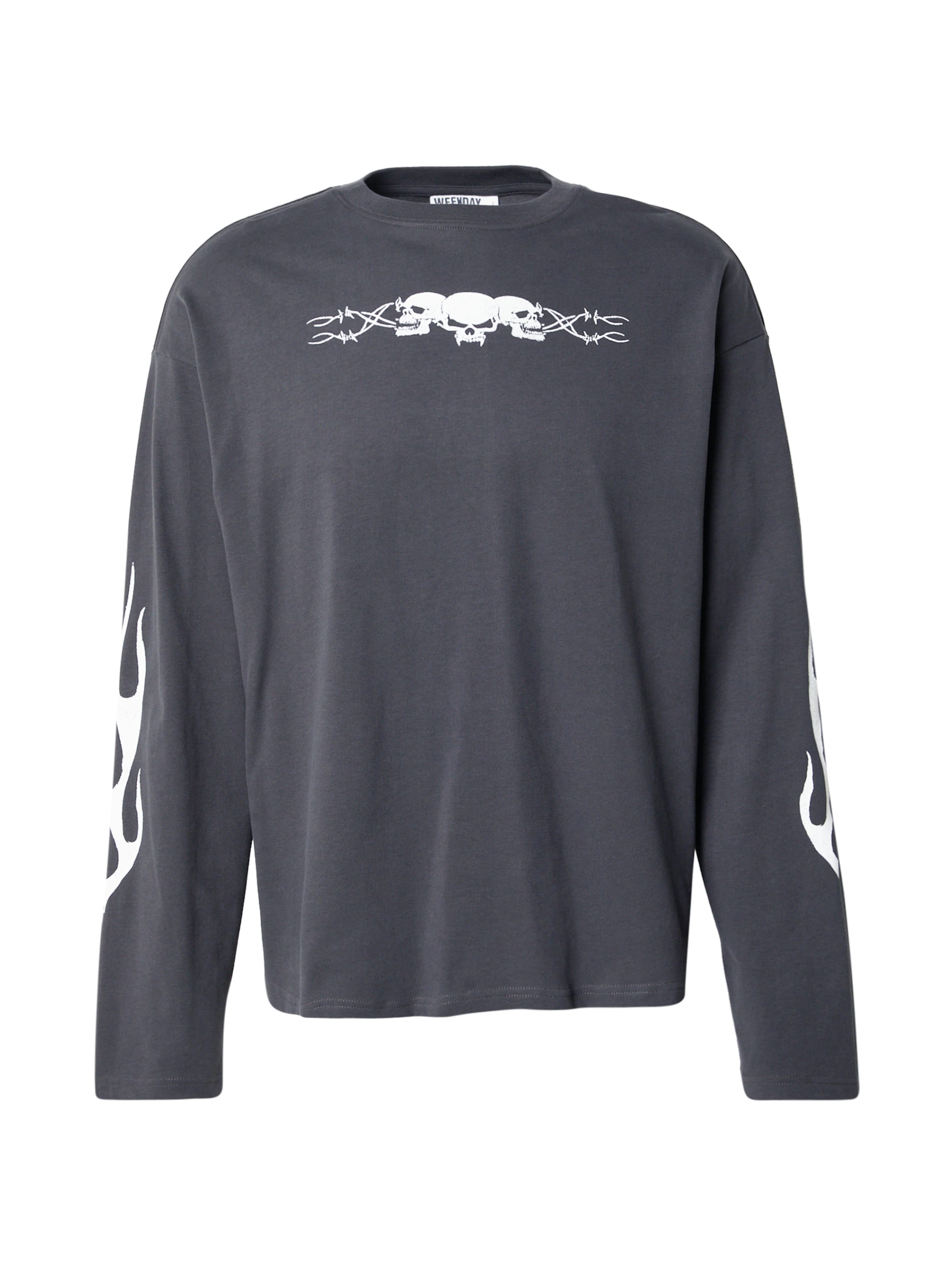 WEEKDAY Shirt in Grey: front