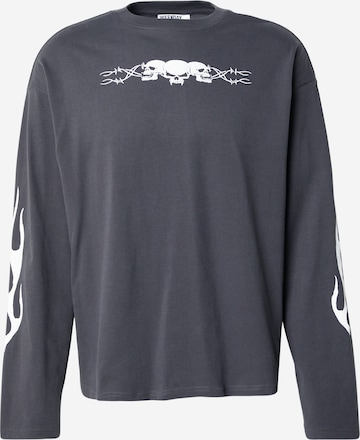 T-Shirt WEEKDAY en gris : devant