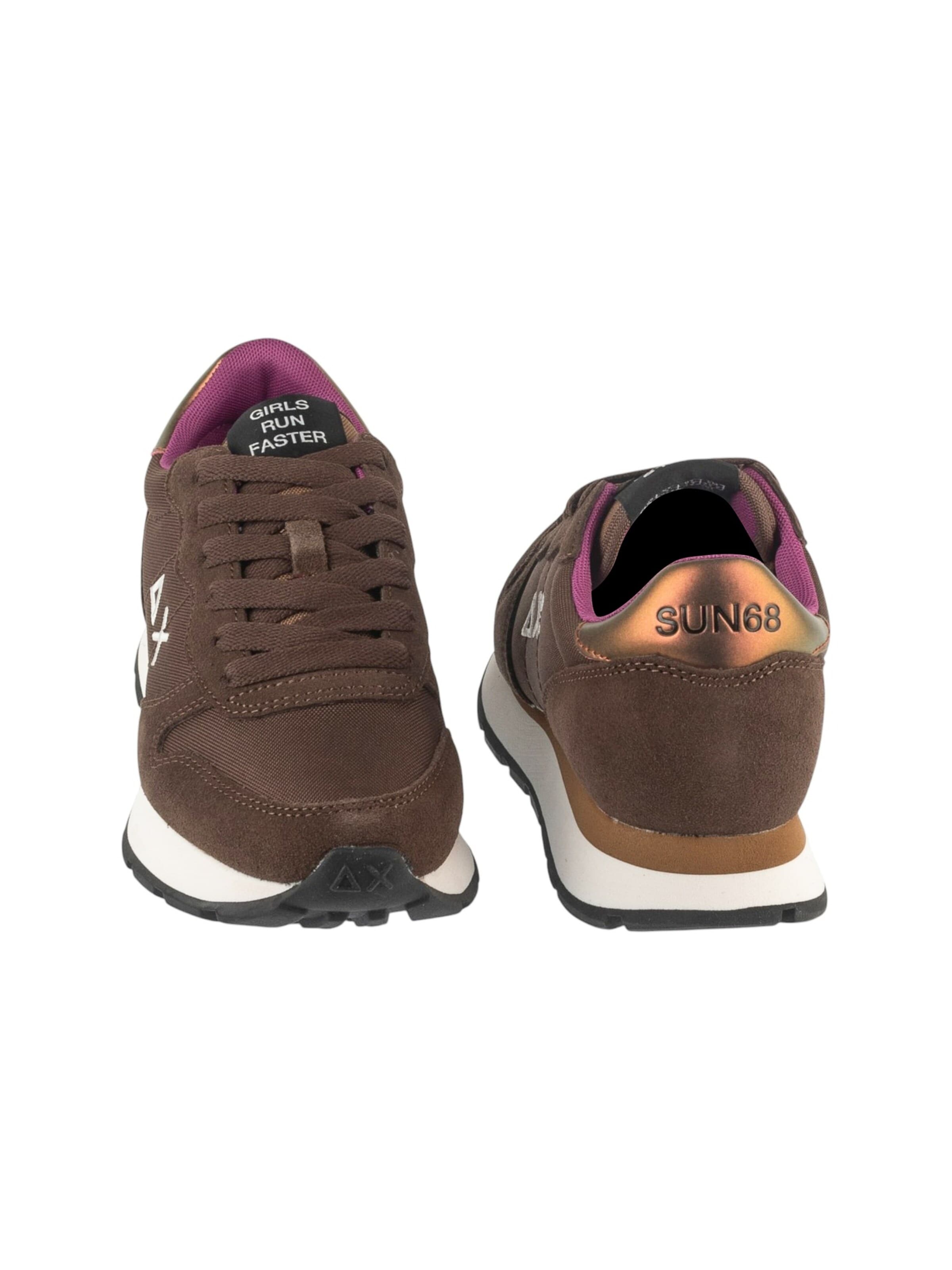 SUN68 Platform trainers 'SUN68 Ally Solid' in Brown